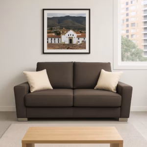 BINDELUX102 Sofá Gautam 2 puestos Gris Lona anti fluidos 160x70x70_03