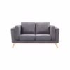 BINDELUX103 Sofá Gentil 2 puestos Gris Lona anti fluidos 165x80x80_02