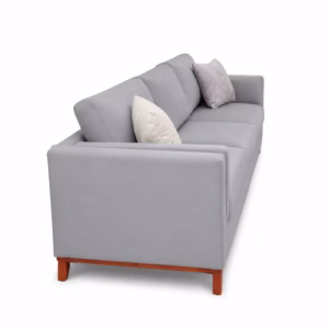 BINDELUX105 Sofá con puff Gianluca 4 puestos Azul Terciopelo premium _03