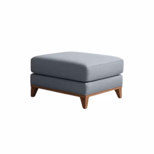 BINDELUX105 Sofá con puff Gianluca 4 puestos Azul Terciopelo premium _05