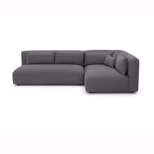BINDELUX1167-DGR Sofá en L Derecho Benito Poliéster anti fluidos Gris_01