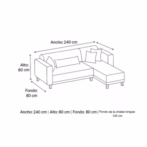 BINDELUX117 Sofá en L Derecho Iyán Terciopelo premium Beige_04