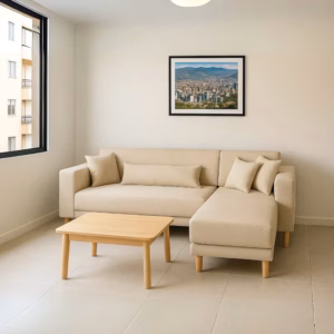 BINDELUX117 Sofá en L Derecho Iyán Terciopelo premium Beige_05