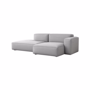 Sofá en L Scott Moderno Minimalista Tela Antifluidos 256x90x70