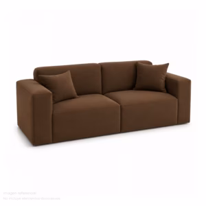 Sofá Jazmín Tela Antifluidos 240x96x75