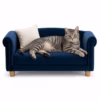 SALABIN-1115 Sofá para mascotas Classic 1 puestos Azúl Pet friendly_01