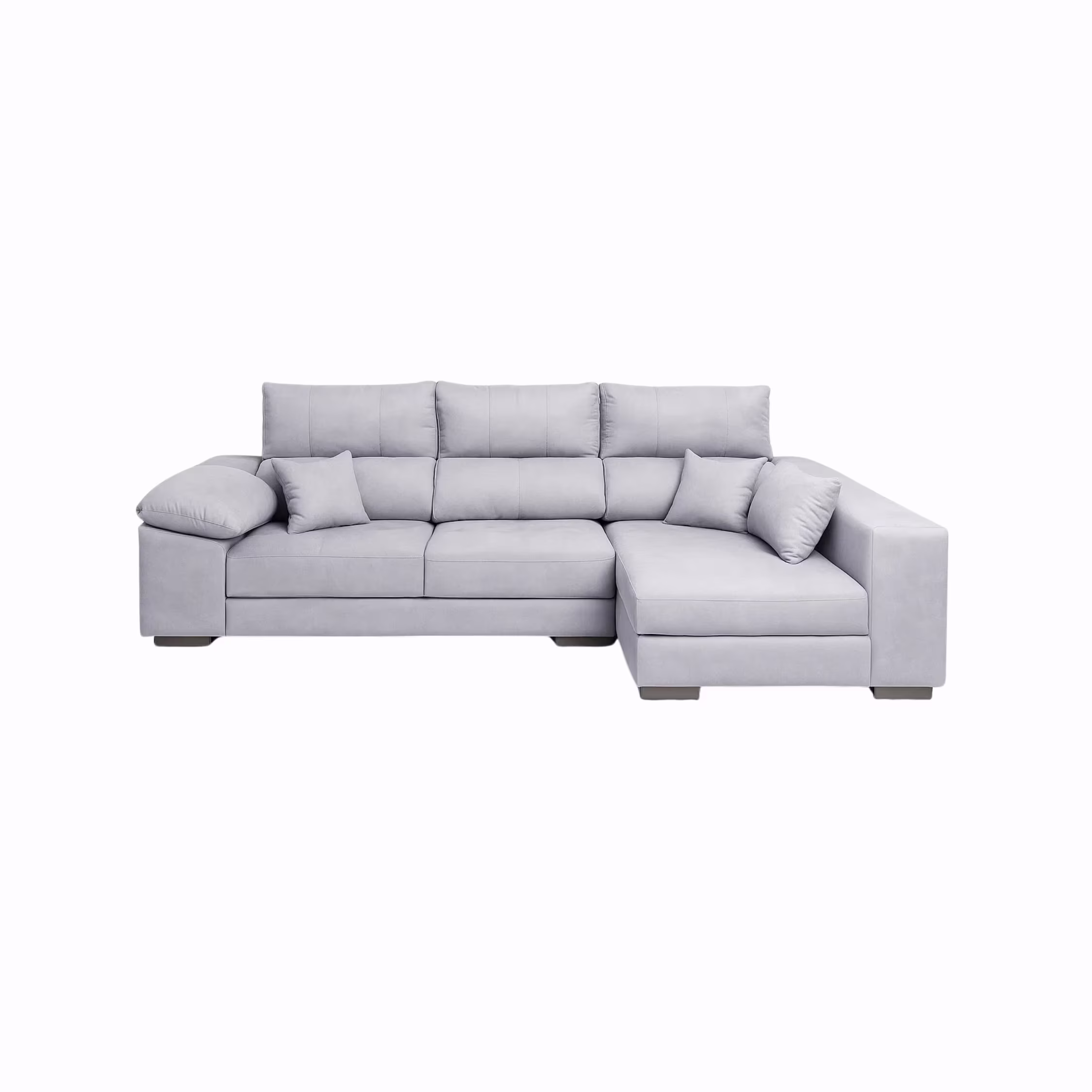 SALABIN-1130-DE Sofá en L Derecho Impact Terciopelo amigable con las mascotas y anti fluidos Gris_03 SALABIN-1130-DE Sofá en L Derecho Impact Terciopelo amigable con las mascotas y anti fluidos Gris_03