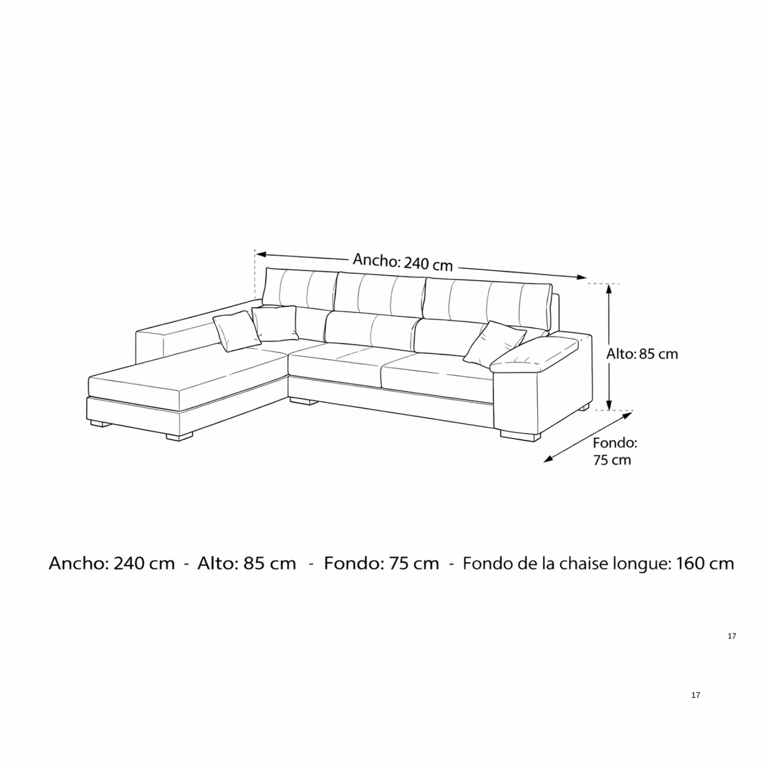 SALABIN-1130880 Sofá en L Izquierdo Impact 3 cuerpos Gris Terciopelo anti fluidos y amigable con las mascotas_08 SALABIN-1130880 Sofá en L Izquierdo Impact 3 cuerpos Gris Terciopelo anti fluidos y amigable con las mascotas_08