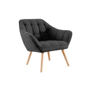 Poltrona Astrid Gris Terciopelo pet friendly 70x75x80