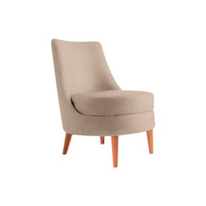Poltrona Calla Beige Terciopelo pet friendly 60x70x90