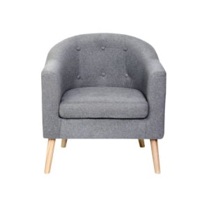 Poltrona Alva Gris Tela Antifluidos 70x65x75