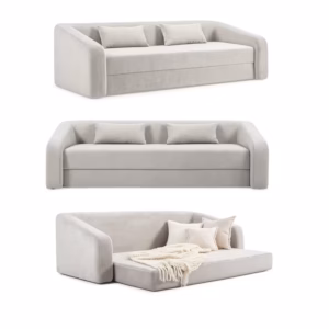 Sofá Cama Lier 3 Puestos Tela pet friendly Antifluidos 230x100x70