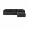 Sofá Modular Bryan con Banqueta Tela Antifluidos 290x80x85