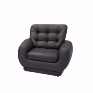 SALABIN-1017-10-SI Sofá Cama Sicilia con banqueta y Poltrona Reclinable 2 puestos Negro Terciopelo amigable con las mascotas y anti fluidos_04