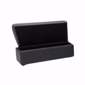 SALABIN-1017-10-SI Sofá Cama Sicilia con banqueta y Poltrona Reclinable 2 puestos Negro Terciopelo amigable con las mascotas y anti fluidos_05