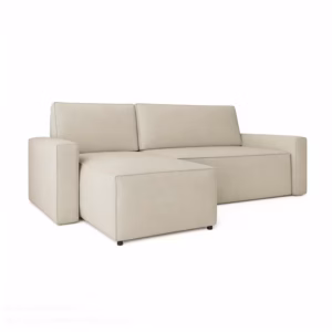 SECENL11377 Sofá en L Reclinable Izquierdo Ohio Poliéster anti fluidos Beige_01