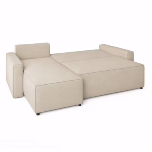 SECENL11377 Sofá en L Reclinable Izquierdo Ohio Poliéster anti fluidos Beige_02