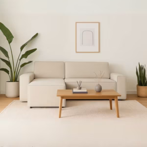 SECENL11377 Sofá en L Reclinable Izquierdo Ohio Poliéster anti fluidos Beige_04