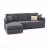 SECENL11382-IZ Sofá en L Izquierdo Life Poliéster anti fluidos Gris_01