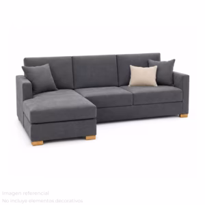 SECENL11382-IZ Sofá en L Izquierdo Life Poliéster anti fluidos Gris_01