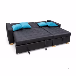 SOFLCPR-DE Sofá en L Reclinable President 4 puestos Negro Tela pet friendly antifluidos_03