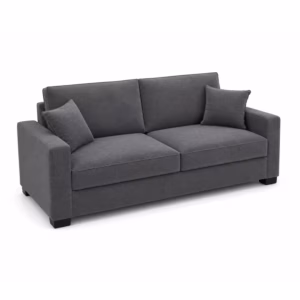 SOFAL-DELUX-18 Sofá Eclipse 4 puestos Gris Lona (poliéster) anti fluidos