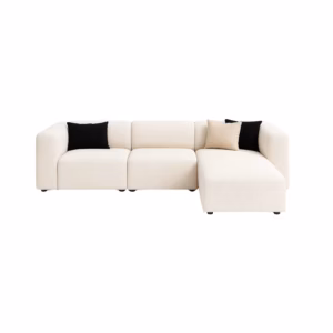 SECENL8858-DB Sofá en L Derecho Evander Poliéster anti fluidos Beige_01