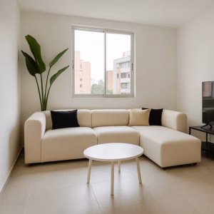 SECENL8858-DB Sofá en L Derecho Evander Poliéster anti fluidos Beige_04