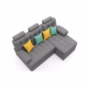 SOFLMZEBE Sofá cama en L Izquierdo Zeus Terciopelo amigable con las mascotas y anti fluidos Beige_08