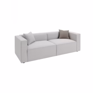 Sofá Gomez Modular Tela Antifluidos 2 Puestos 160x80x70
