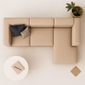SALABIN-1042 Sofá en L Derecho Lautaro Poliéster anti fluidos Beige_03