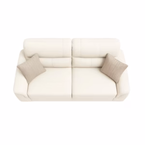 BINDELUX129 Sofá Moad 3 puestos Blanco Terciopelo premium 220x90x90_07