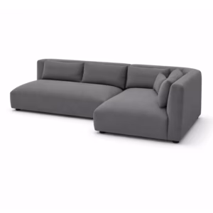 BINDELUX1167-DGR Sofá en L Derecho Benito Poliéster anti fluidos Gris_06