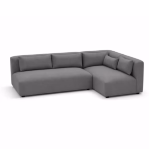BINDELUX1167-DGR Sofá en L Derecho Benito Poliéster anti fluidos Gris_07
