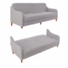 SOFCAM-BIDE-903 Sofá Cama Khaled 3 puestos Gris Lona anti fluidos 200x80x85_02