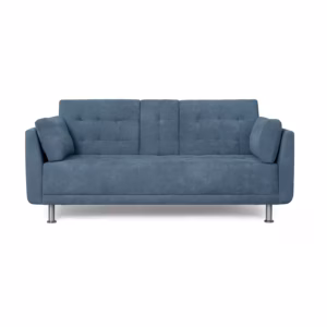 SOFCAM-BIDE-908 Sofá Cama Lucián 2 puestos Azul Terciopelo amigable con las mascotas 180x84x83_04