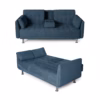 SOFCAM-BIDE-908 Sofá Cama Lucián 2 puestos Azul Terciopelo amigable con las mascotas 180x84x83_08
