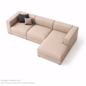 SALABIN-1042 Sofá en L Derecho Lautaro Poliéster anti fluidos Beige_05
