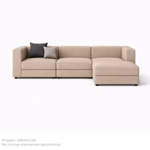 SALABIN-1042 Sofá en L Derecho Lautaro Poliéster anti fluidos Beige_06